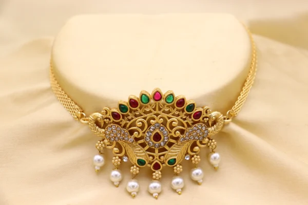 AD Diamond Beautiful Heavy Choker/Necklace for Women Girls