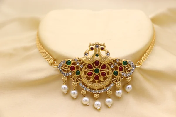 AD Diamond Beautiful Heavy Choker/Necklace for Women Girls