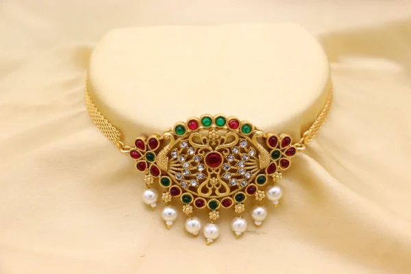 AD Diamond Beautiful Heavy Choker/Necklace for Women Girls