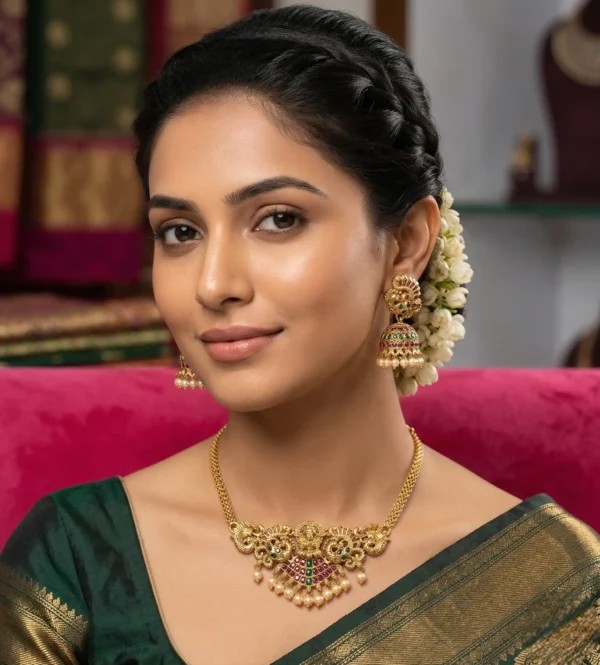 choker set Maangalyam/Murukku,south,indian,maharastrian,highquality set for women girls