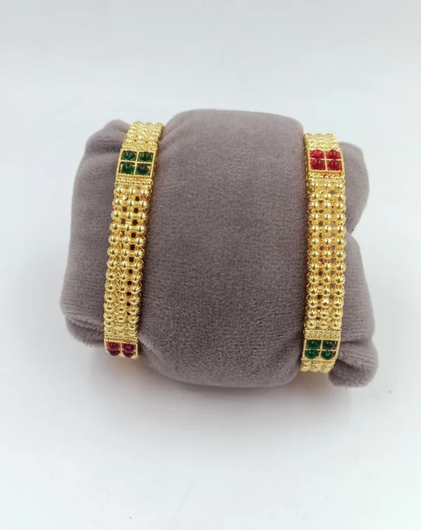 RAJWADI TWO PIECE  BANGLES SET