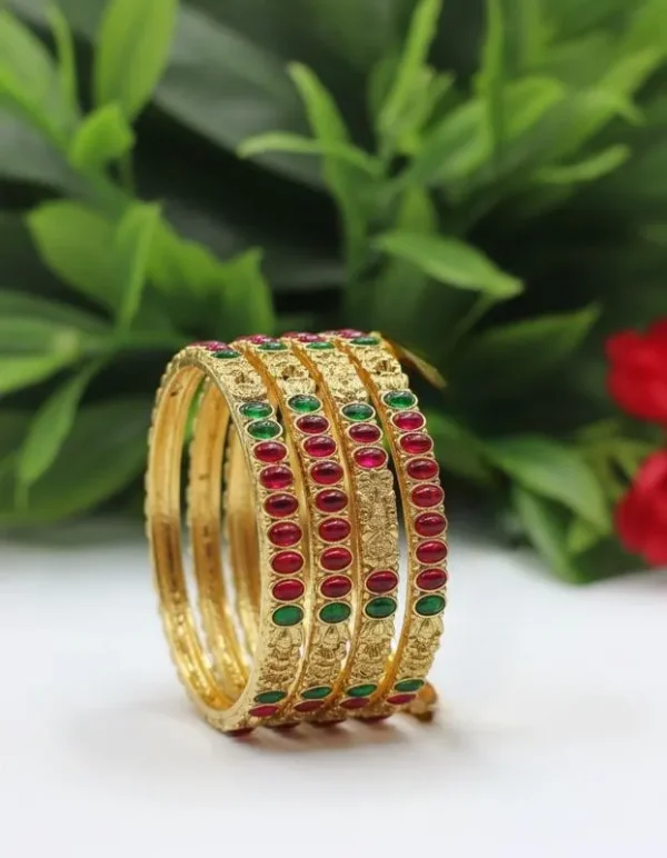 PREMIUM QUALITY MATTE FINISH FOUR PCS BANGLES SET